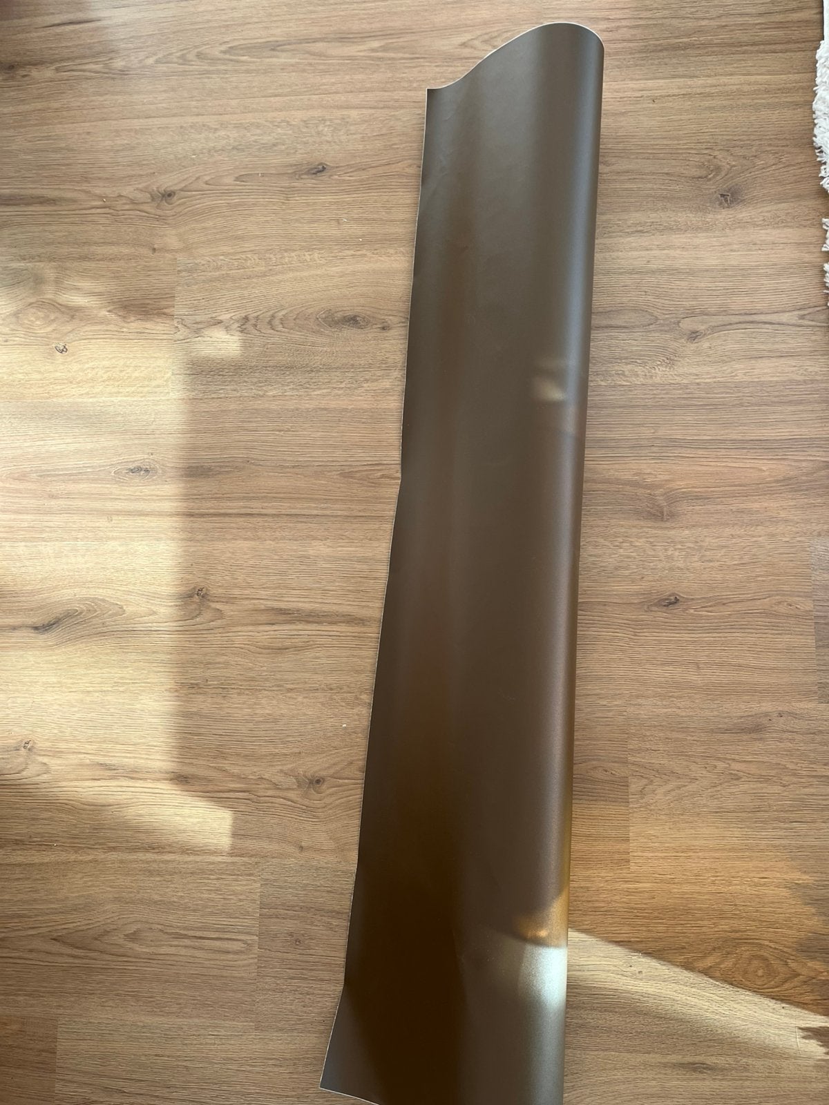 Donkerbruine wrapfolie, Ophalen, Nieuw, Minder dan 5 m², Folie