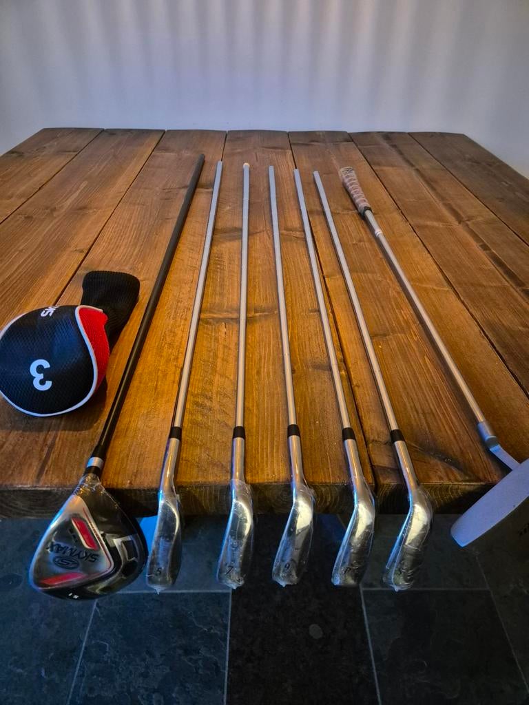 Nieuwe heren Skymax golfset uncut verlengde set, Ophalen of Verzenden, Set