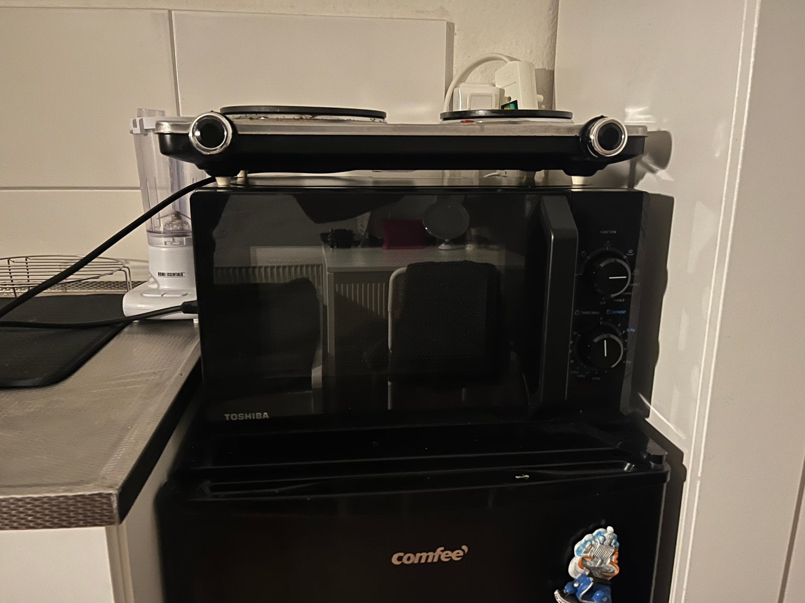 Magnetron - Microwave, Ophalen, Zo goed als nieuw, Minder dan 45 cm
