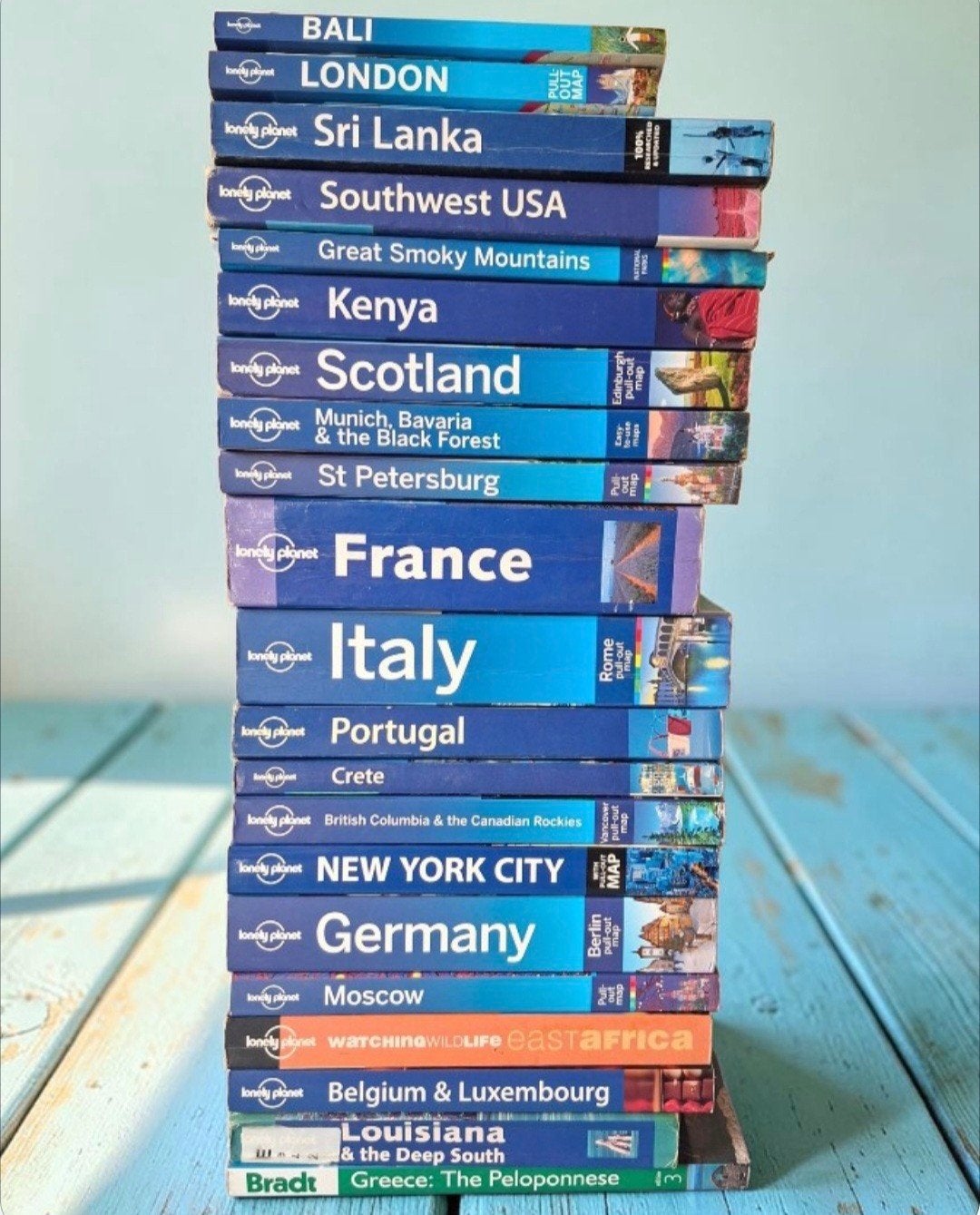 Grote verzameling Lonely Planet reisgidsen, zie beschrijving, Ophalen of Verzenden, Gelezen, Reisgids of -boek, Lonely Planet