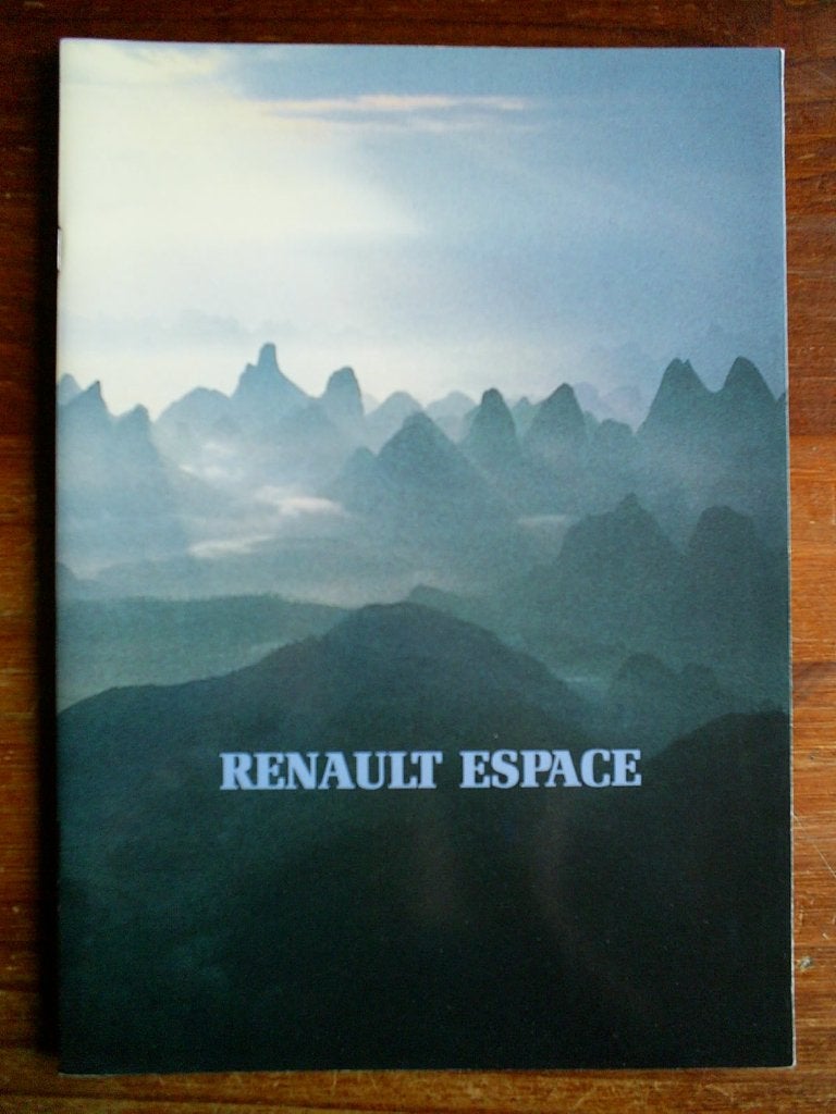 Renault Espace [ 1992 ] 44 pag., Boeken, Ophalen of Verzenden, Zo goed als nieuw, Renault