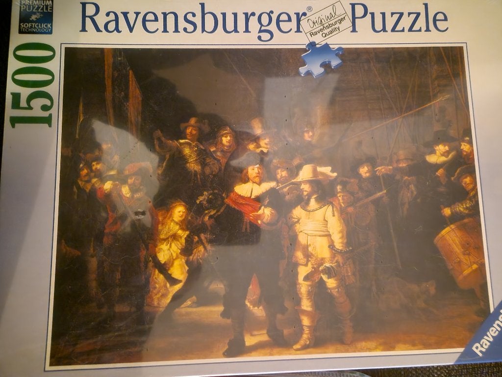 Een nachtwacht puzzel, Ophalen, 500 t/m 1500 stukjes, Nieuw, Legpuzzel