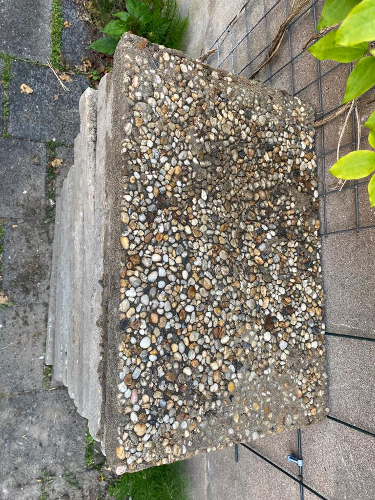 20 stuks grinttegels 60x40 GRATIS, Tuin en Terras, Ophalen, Gebruikt