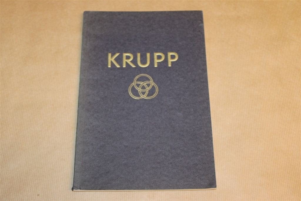 Zeldzaam boek over Krupp [Duitsland] - 1927 !!, Ophalen of Verzenden, Zo goed als nieuw, Europa