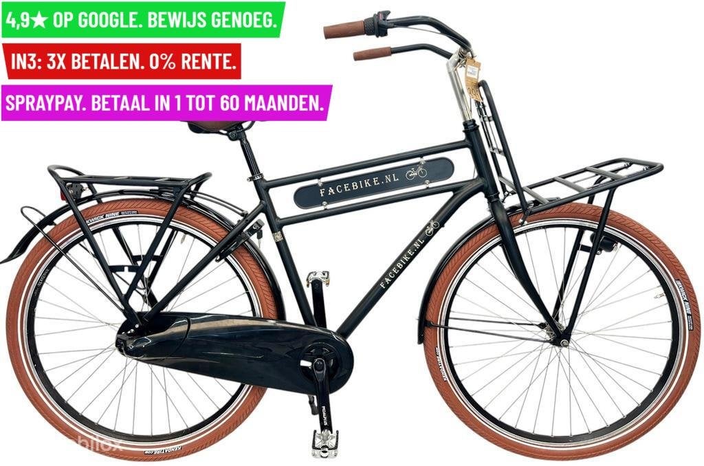 Herenfiets Facebike NL 29"/52cm/3ver - Garantie/Levering, Fietsen en Brommers, Fietsen | Heren | Herenfietsen, Overige merken