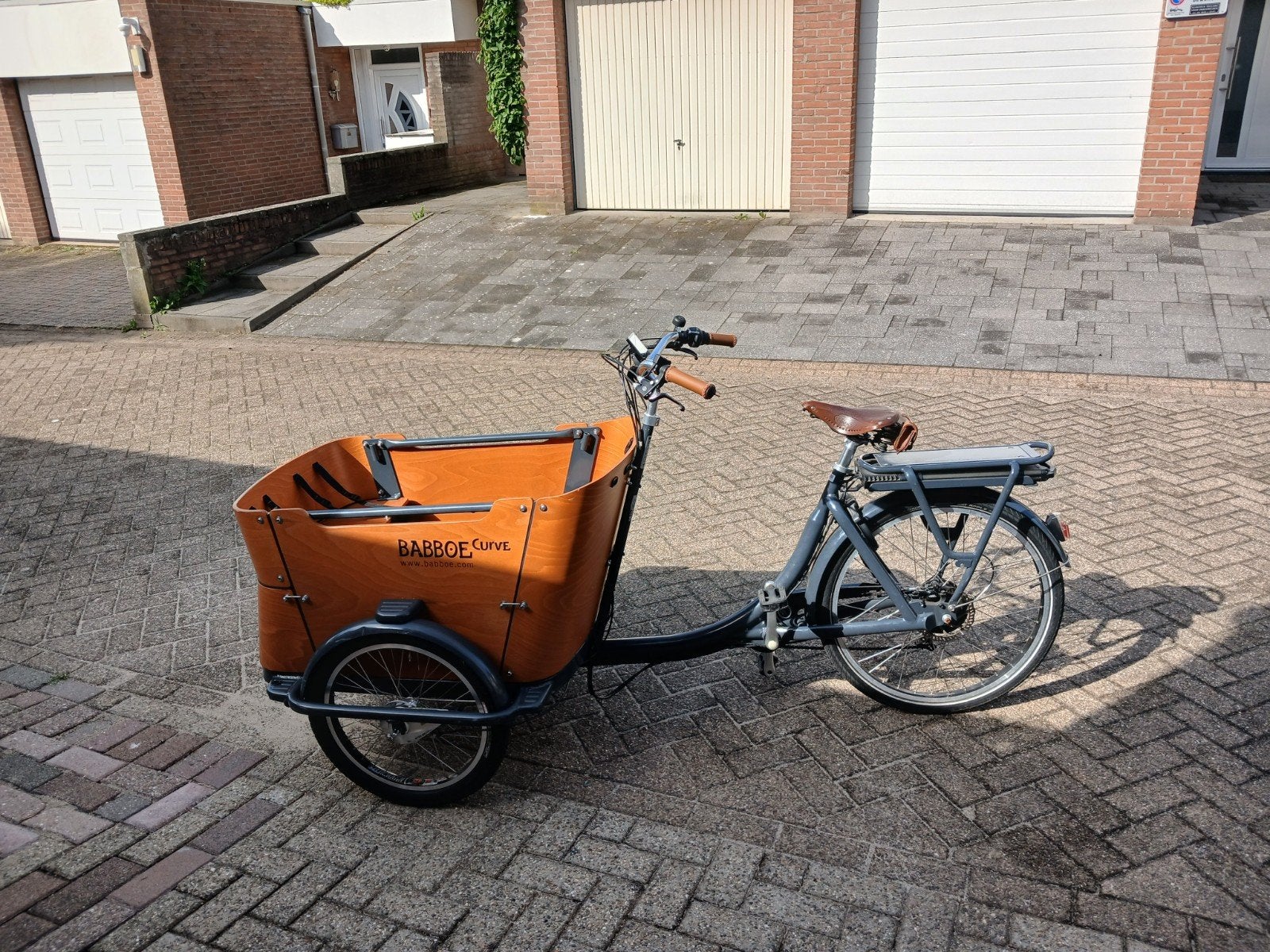 babboe curve e, Fietsen en Brommers, Ophalen of Verzenden, Gebruikt, 4 kinderen of meer, Huif