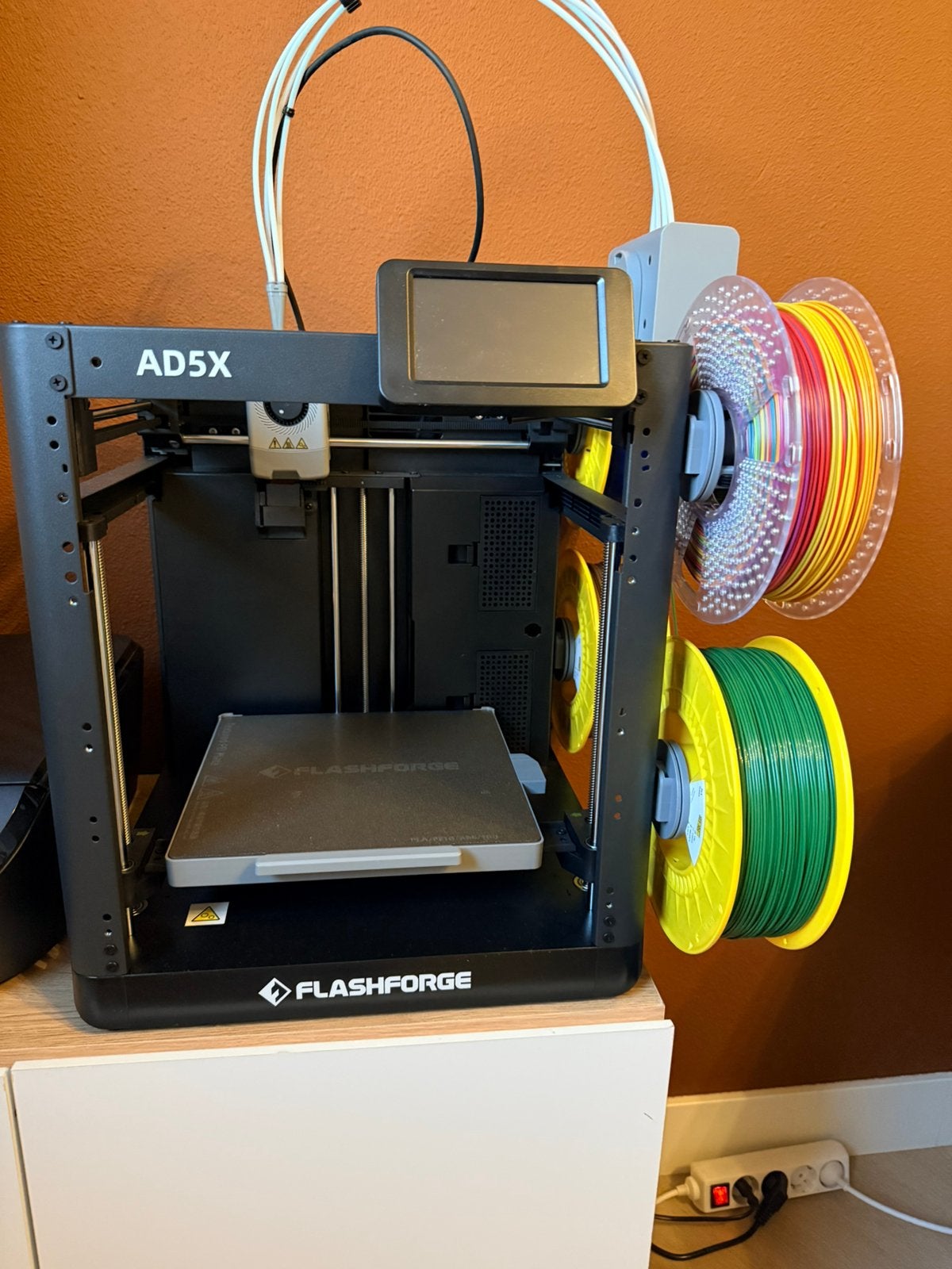 3D Printer Flashforge AD5X, Ophalen, Ingebouwde Wi-Fi, Zo goed als nieuw, 3 of meer