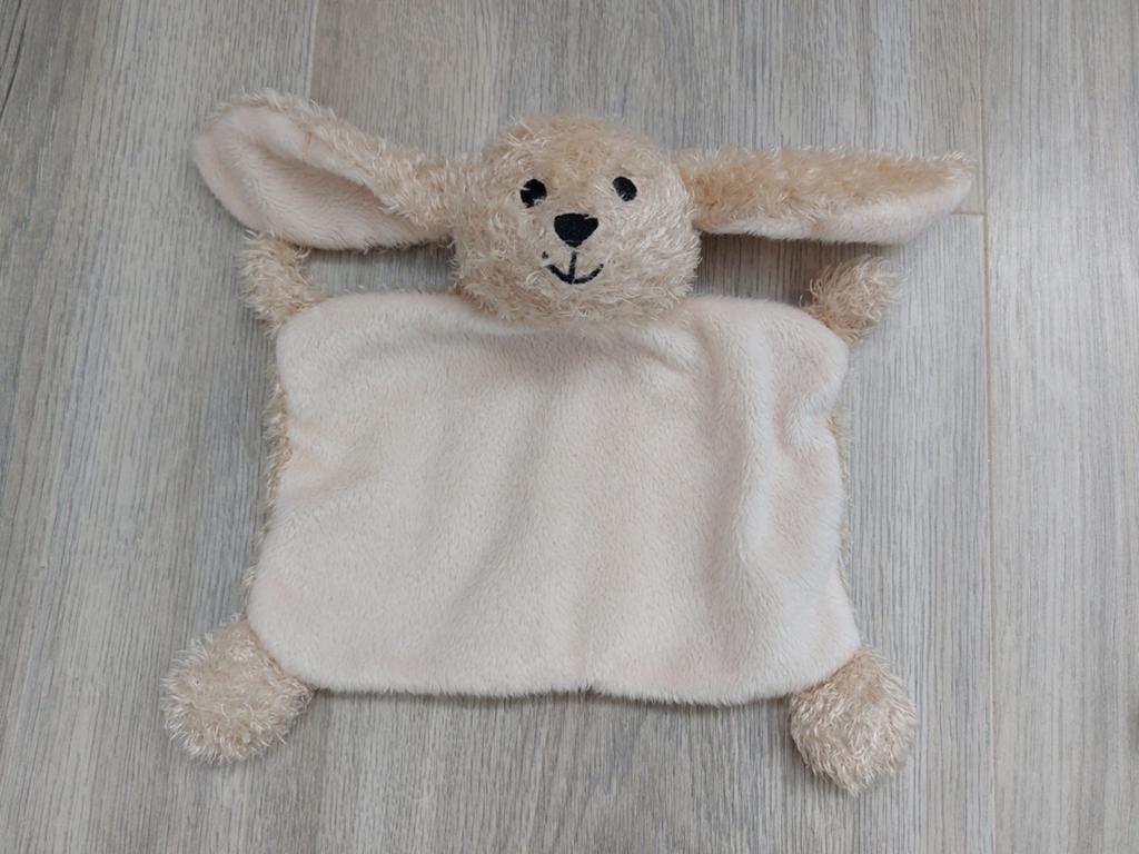 Knuffel knuffeldoekje Hema konijn haas bruin K9833, Ophalen of Verzenden, Zo goed als nieuw
