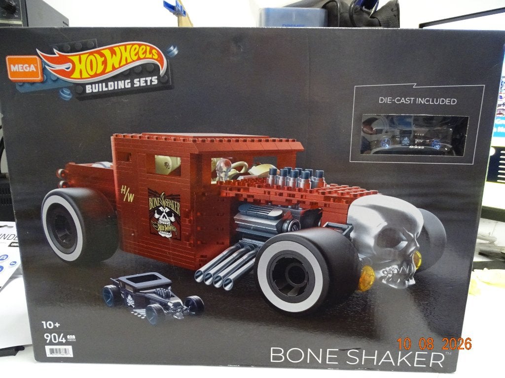 TE KOOP BONE SHAKER MEGA HOTWHEELS BOUWDOOS NIEUW, Ophalen of Verzenden, Nieuw, Megabloks