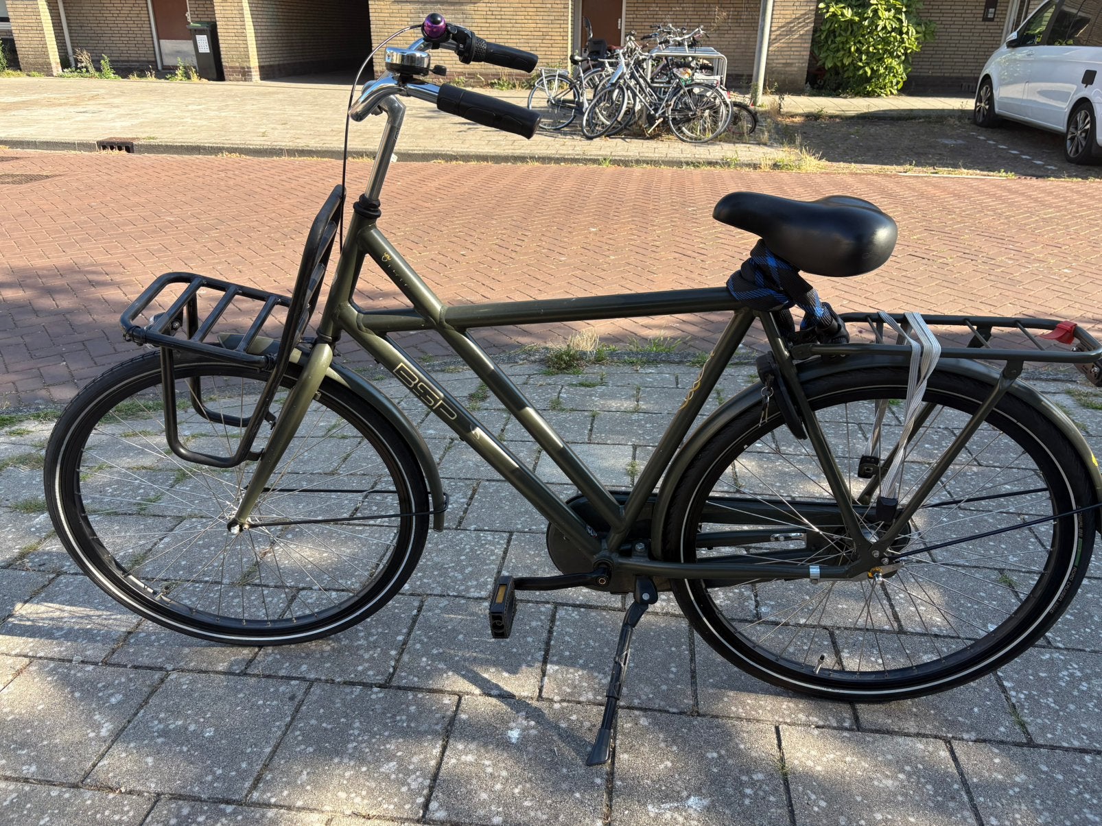 BSP Viking Herenfiets 62 cm – Army Green – Zeer nette staat, Ophalen, Zo goed als nieuw, Overige merken, Versnellingen