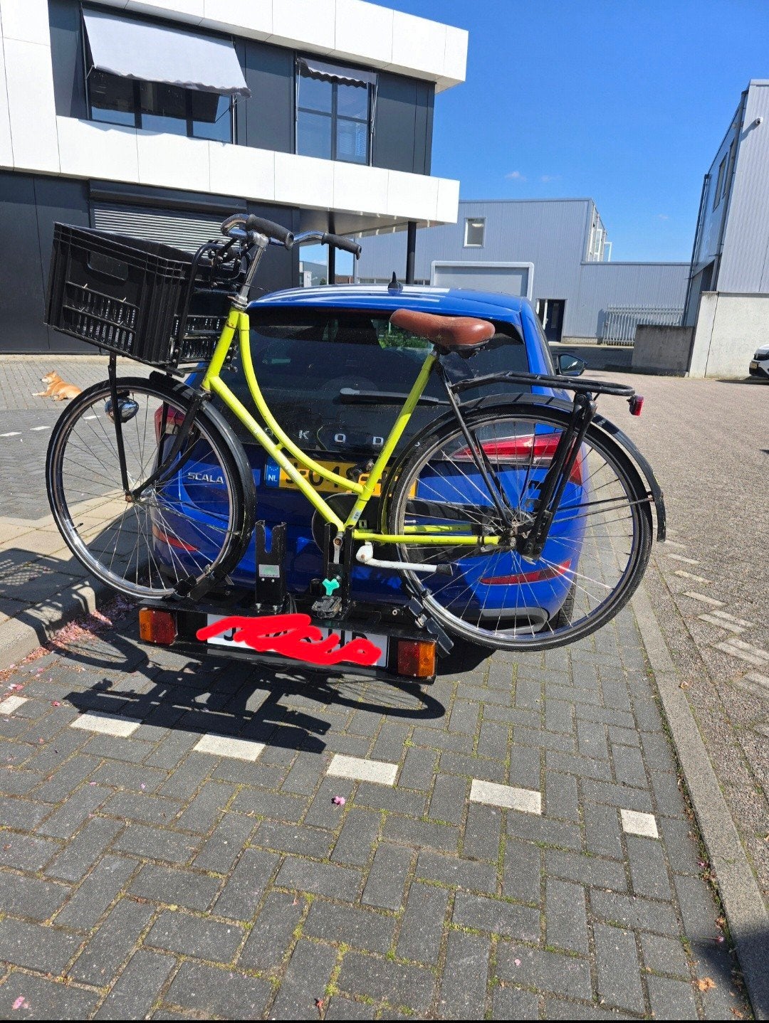 Bike Bar fietsendrager voor 1 of 2 fietsen, Ophalen, 2 fietsen, Gebruikt, Trekhaakdrager