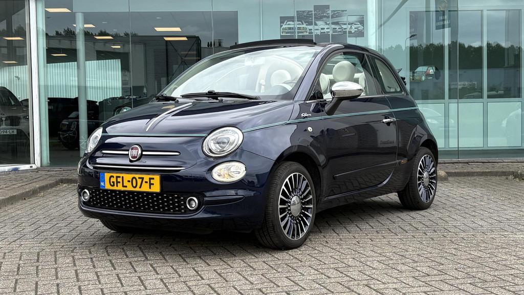 Fiat 500 C 1.2 Riva Consignatieverkoop Autotrust garantie, Auto's, Voorwielaandrijving, 12 maanden, Stof, Gebruikt