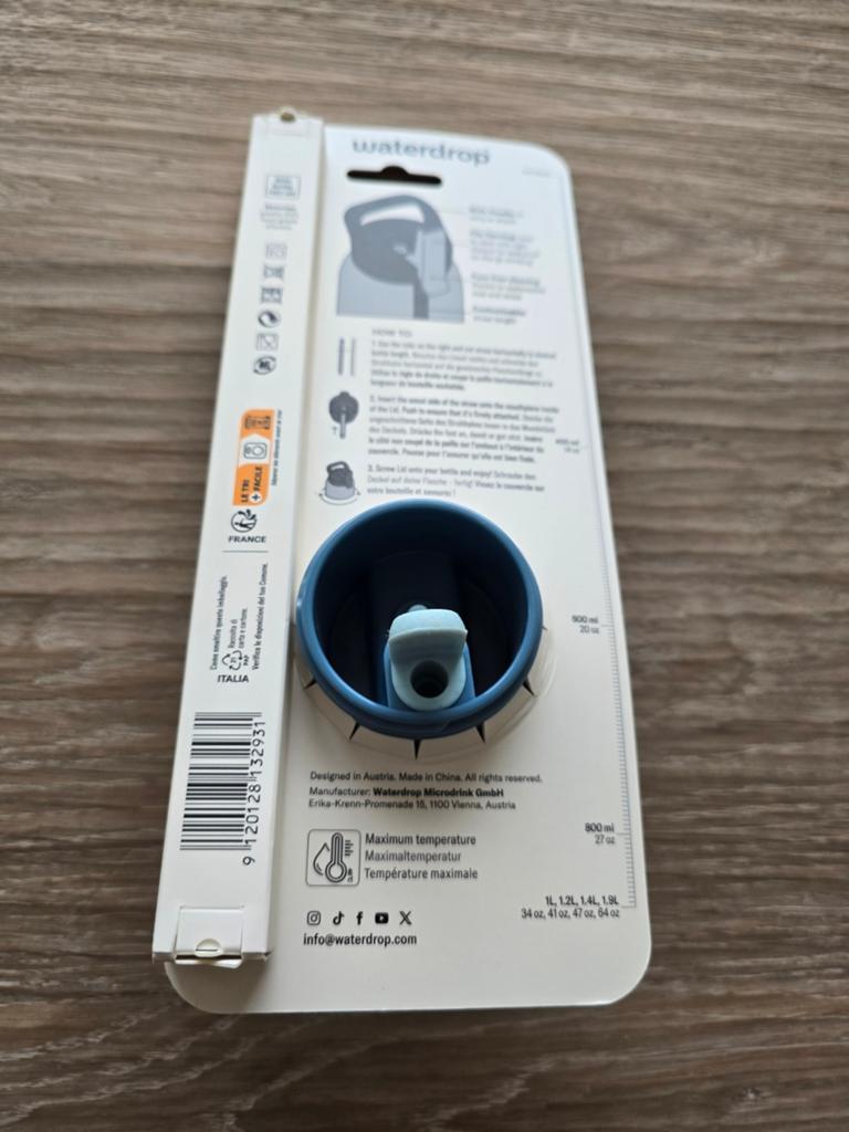 Waterdrop Straw Lid - Nieuw in verpakking, Kunststof, Nieuw, Ophalen of Verzenden, Overige merken