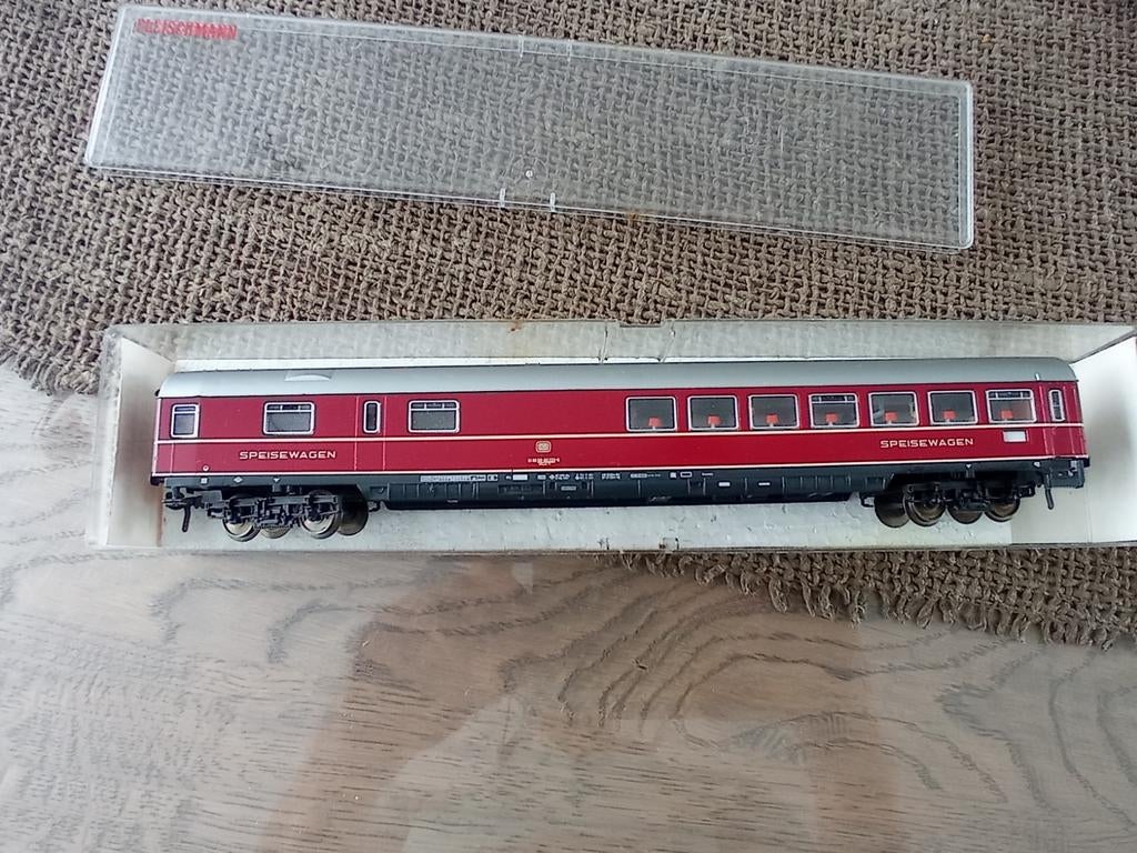 Fleischmann speisewagen DB, trein rijtuig, Gebruikt, Gelijkstroom, Fleischmann, Wagon