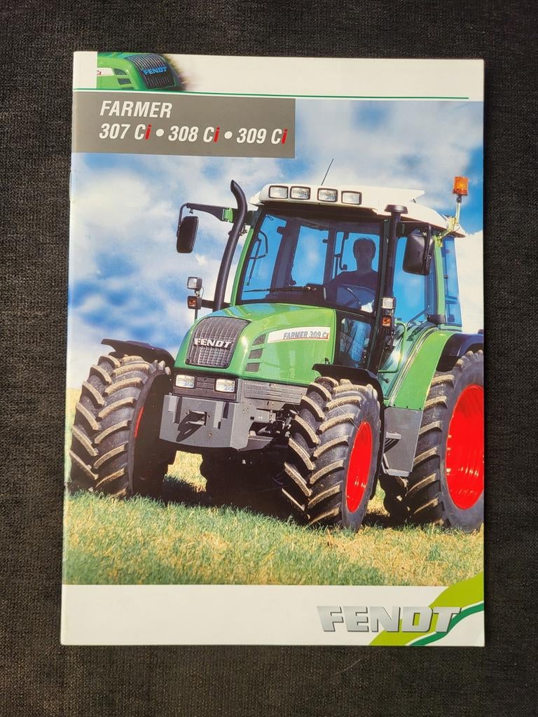 tractor folder Fendt Farmer 307 Ci 308 Ci 309 Ci, Boeken, Ophalen of Verzenden, Zo goed als nieuw