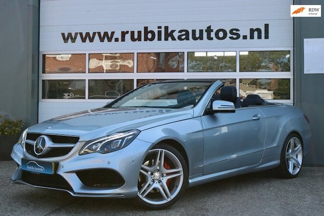 Mercedes-Benz E-klasse Cabrio 250 CGI AMG Line |Leder|Led|Me, Auto's, Automaat, Euro 5, Achterwielaandrijving, Zwart