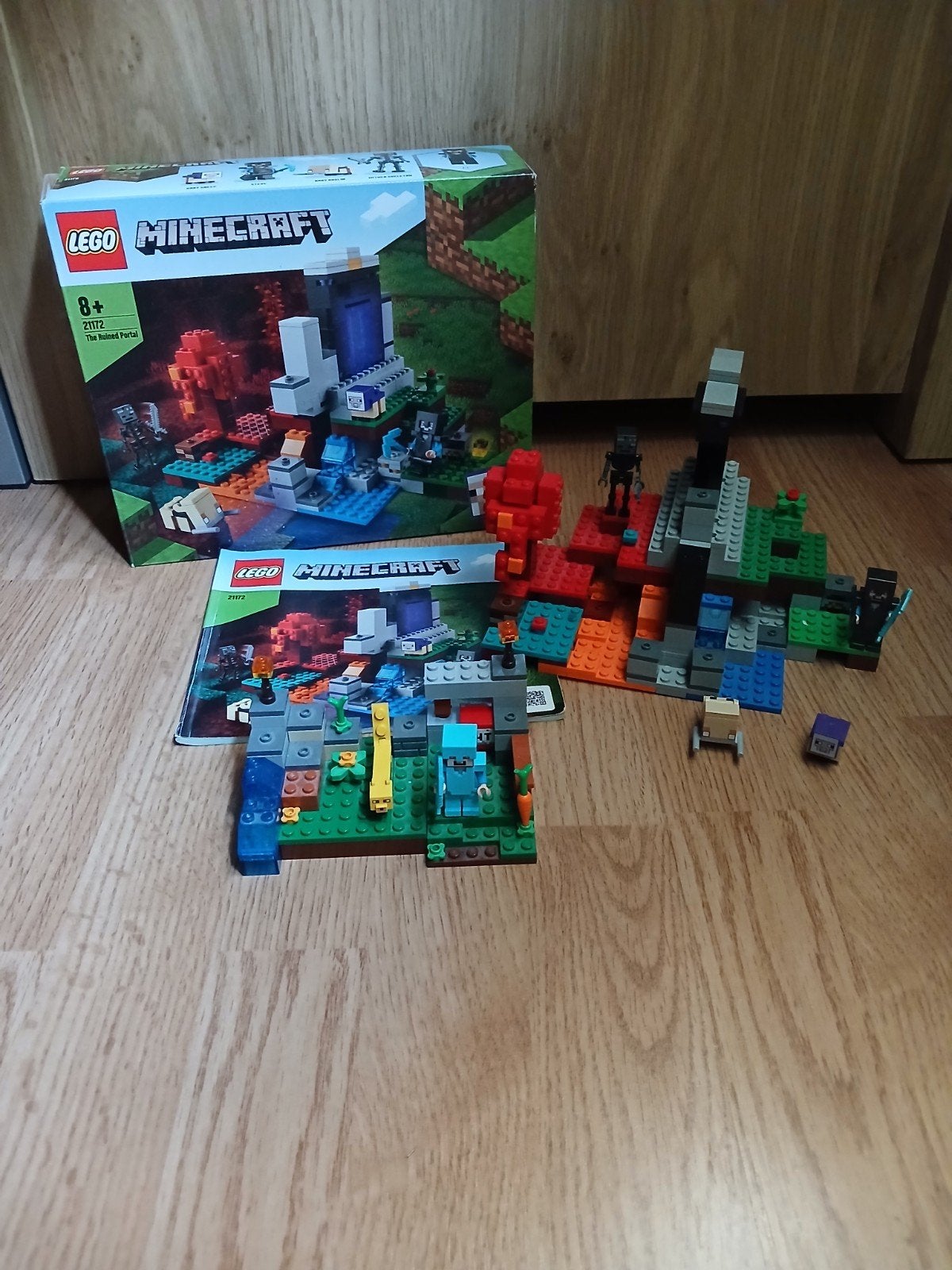lego minecraft 21172 verwoeste portaal, Minecraft, Lego, Ophalen of Verzenden, Zo goed als nieuw
