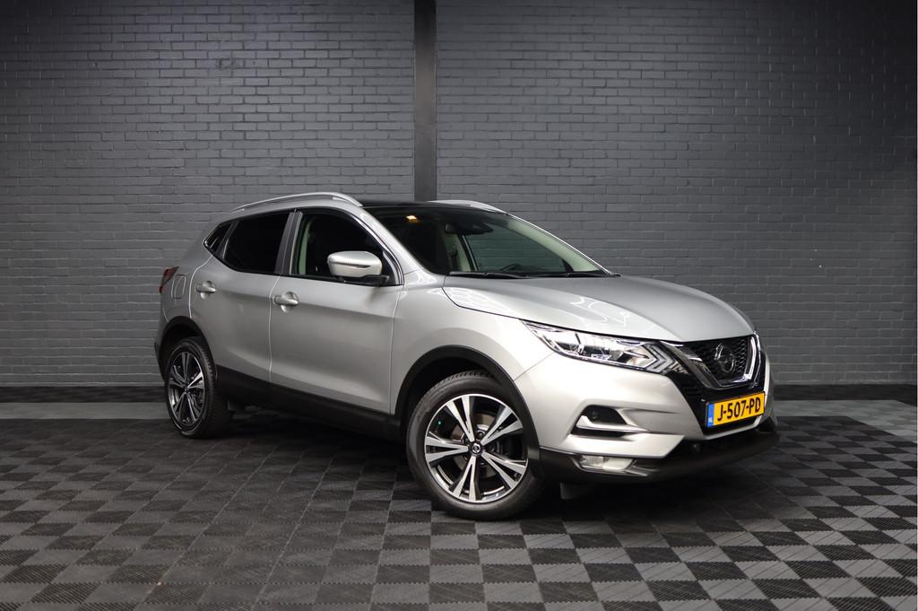Nissan QASHQAI 1.3 DIG-T N-Motion | PANORAMADAK | TREKHAAK |, Voorwielaandrijving, Gebruikt, 4 cilinders, Met garantie (alle)