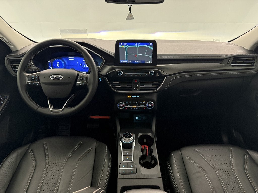 Ford Kuga 2.5 PHEV Vignale | Pano | Virtual | HUD | Memory |, Gebruikt, Euro 6, 4 cilinders, Blauw