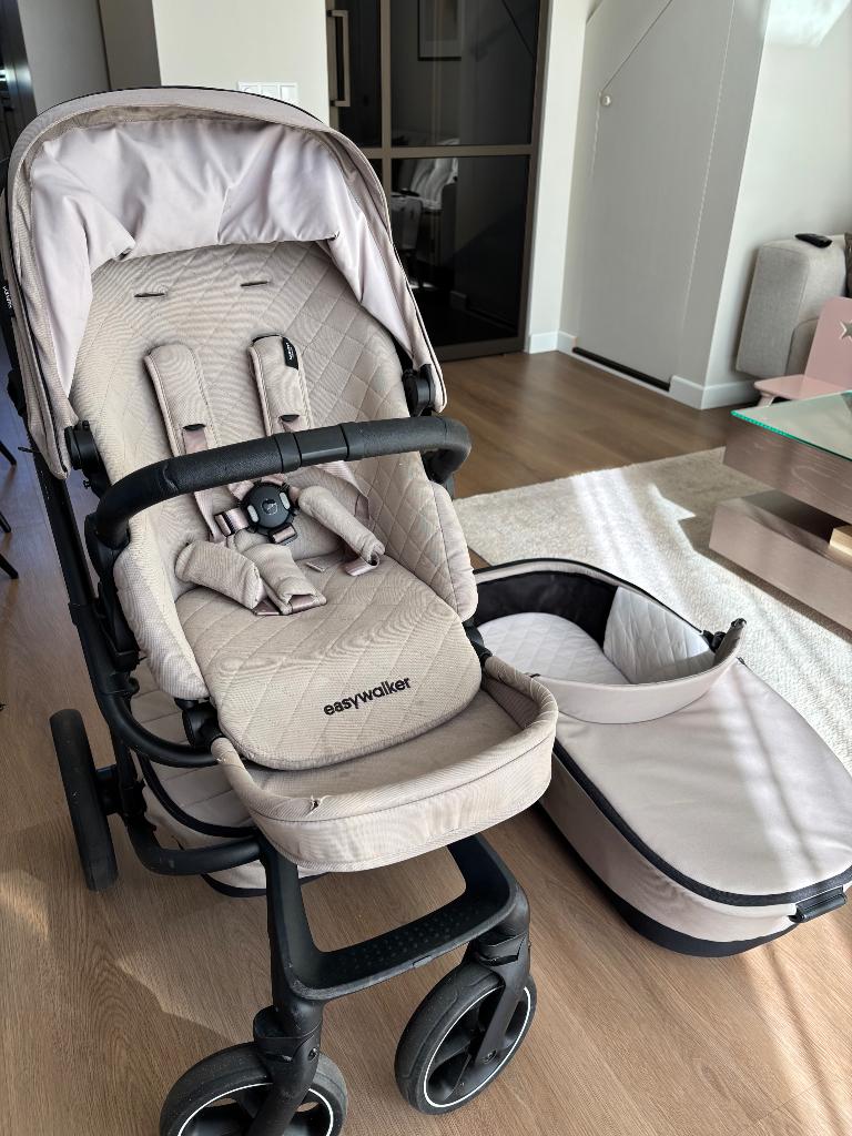 Easywalker Kinderwagen harvey 5 premium met reiswieg, Kinderen en Baby's, Kinderwagens en Combinaties, Gebruikt, Verstelbare duwstang