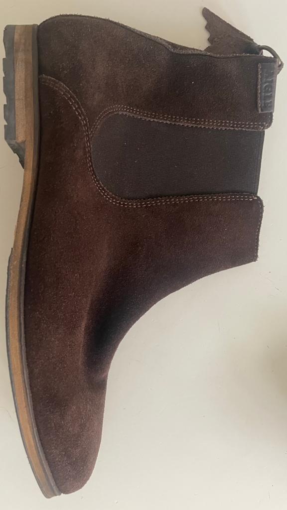 Te koop: leren laarzen, Aigle, bruin, maat 41, zgan!, Ophalen of Verzenden, Zo goed als nieuw, Bruin, Boots