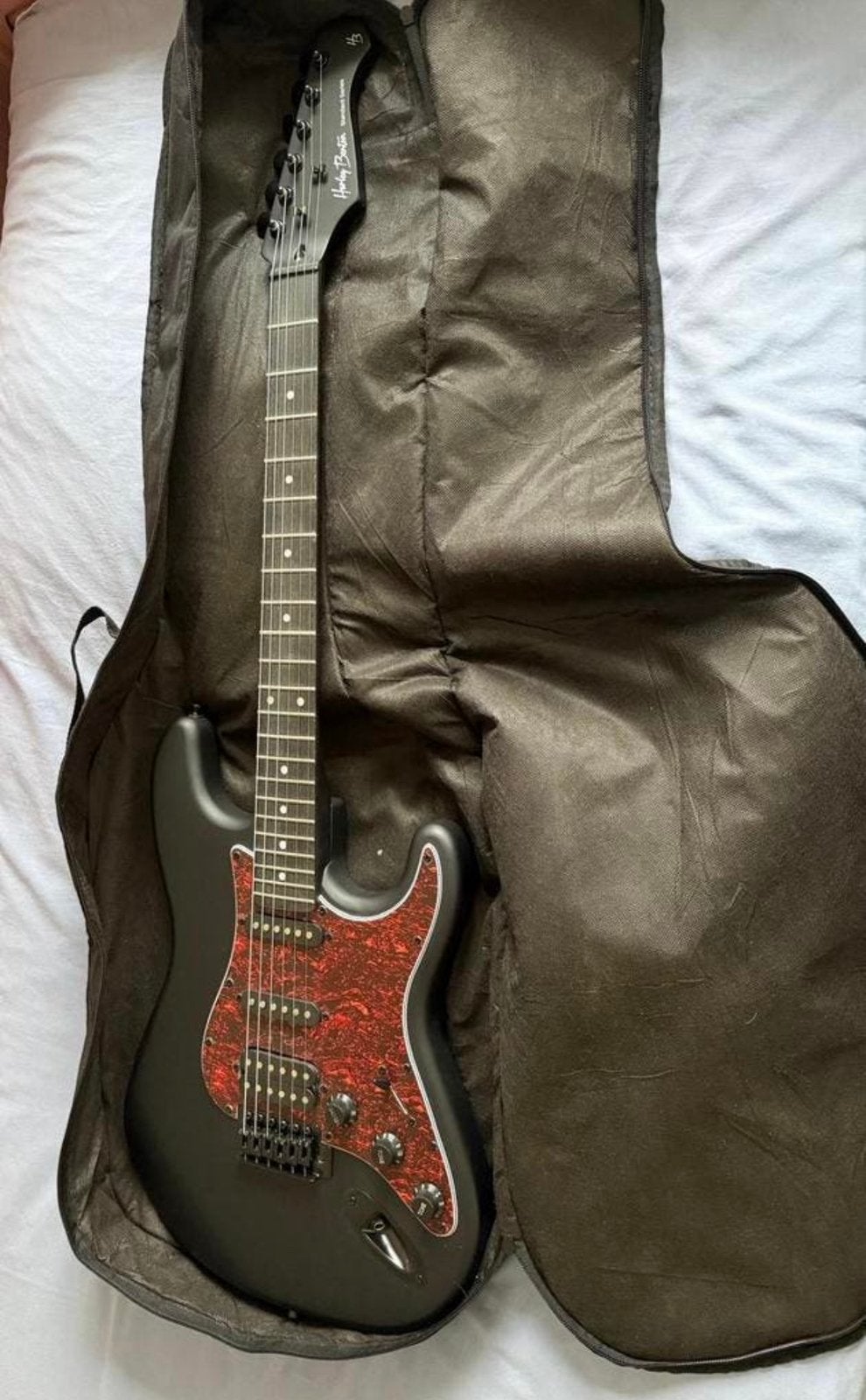 Harley Benton ST-20HSS SBK electrische gitaar NIEUW, Ophalen, Nieuw, Solid body, Overige merken