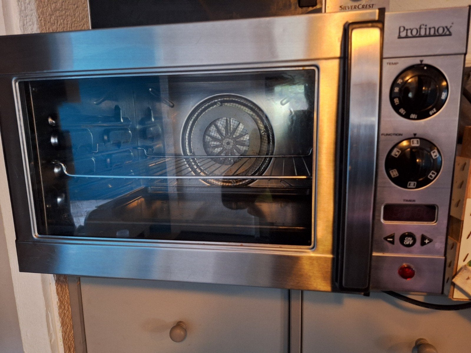 Profinox heteluchtoven ( convectie oven ), Ophalen, Minder dan 45 cm, Hete lucht, Heteluchtoven