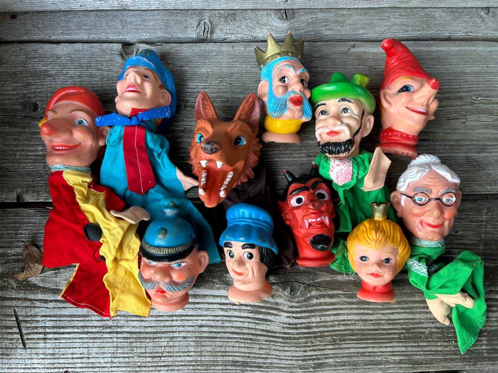 Poppenkast poppen/hoofden, Ophalen of Verzenden, Zo goed als nieuw