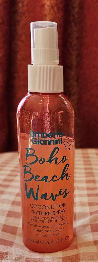 Umberto Gianni Boho Beach Waves texture spray, Ophalen of Verzenden, Gebruikt, Gel, Wax, Haarlak of Mousse