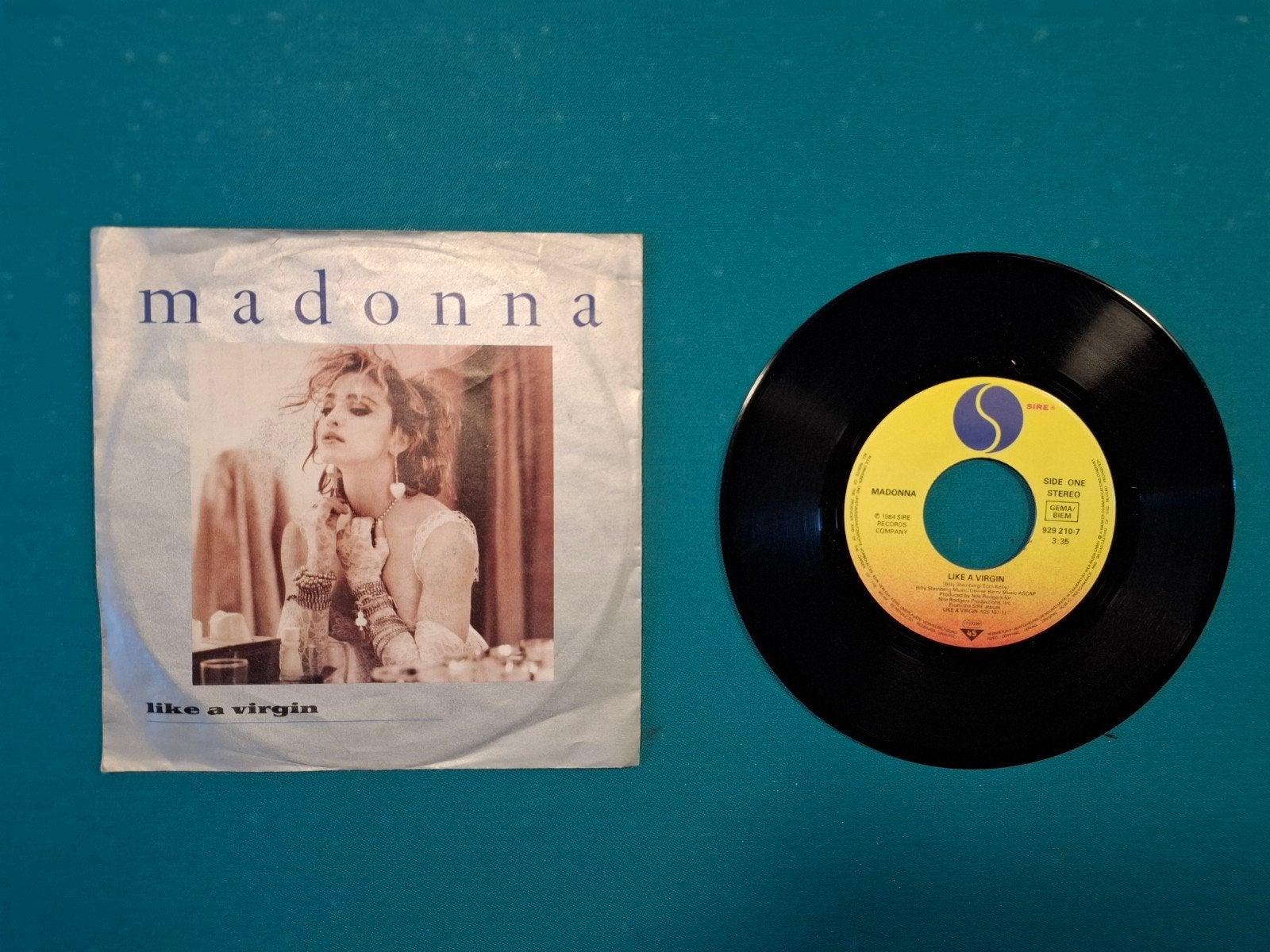 Madonna - Like a virgin 7" single, Ophalen of Verzenden, LP