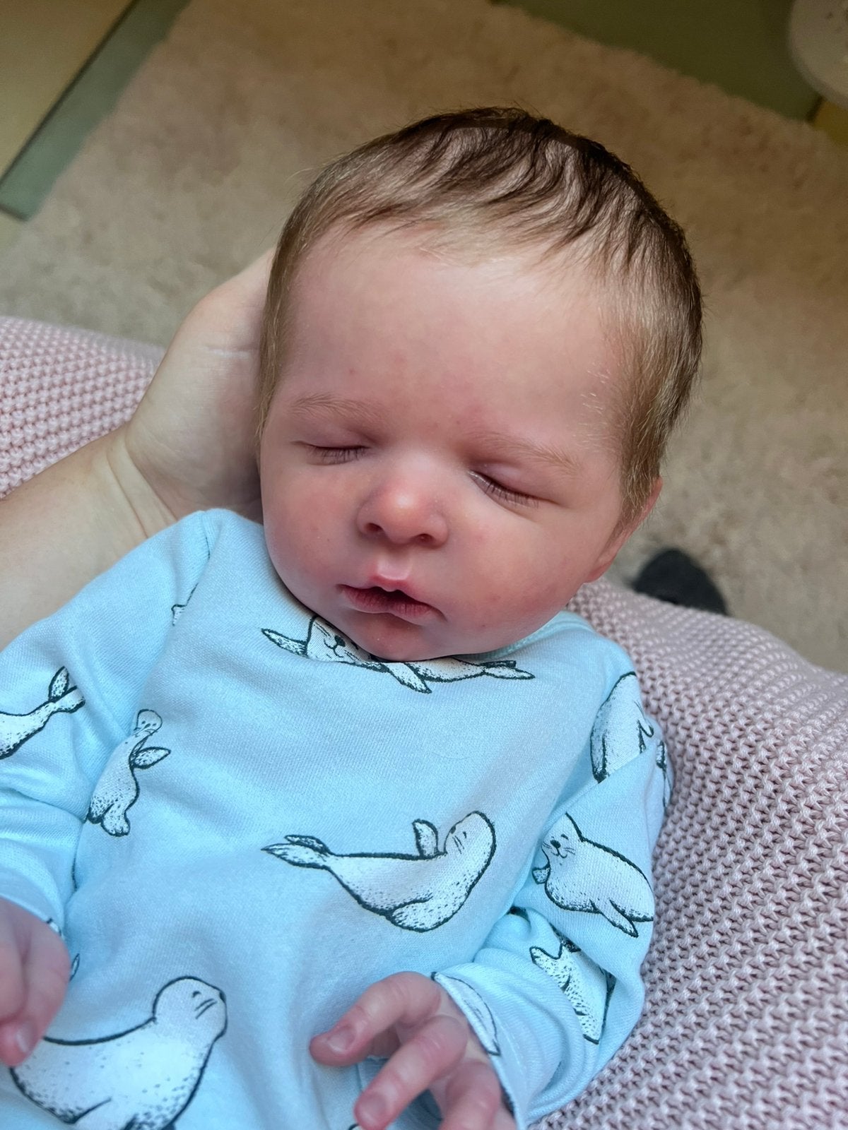 Prototype reborn baby pop Luisa Olga Auer Svetlana Gundarina, Verzamelen, Ophalen of Verzenden, Nieuw, Babypop, Levensecht of Reborn
