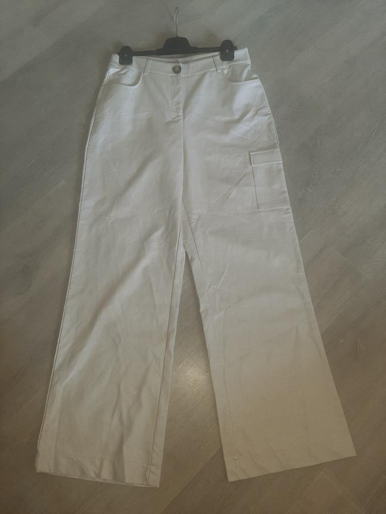 STUDIO ANNELOES leatherlook broek nieuw, Maat 38/40 (M), Studio Anneloes, Verzenden, Wit
