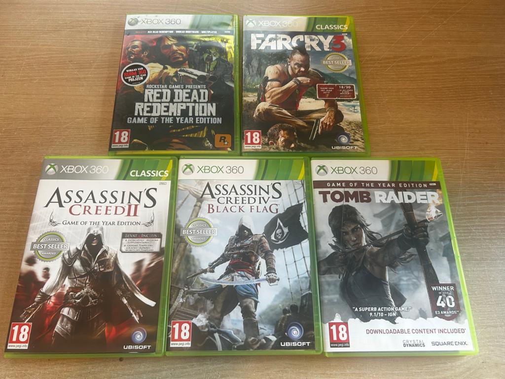 Mooie set van 5 Xbox 360 topgames, 1 speler, Ophalen of Verzenden, Zo goed als nieuw, Avontuur en Actie