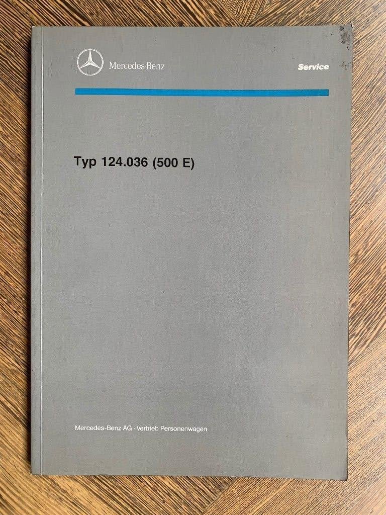 Werkplaatshandboek Mercedes-Benz 500E W124 1991, Zo goed als nieuw, Mercedes-Benz, Mercedes, Ophalen of Verzenden
