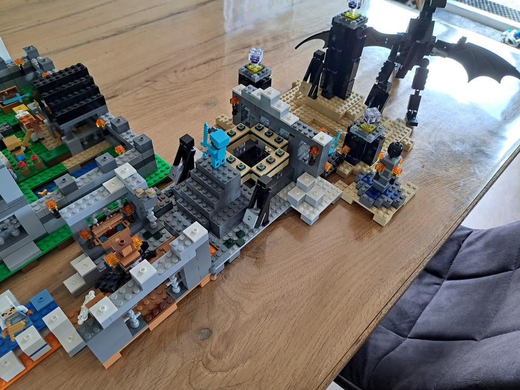 Lego Minecraft Ender sets (21117 + 21124), Gebruikt, Minecraft, Lego, Ophalen of Verzenden