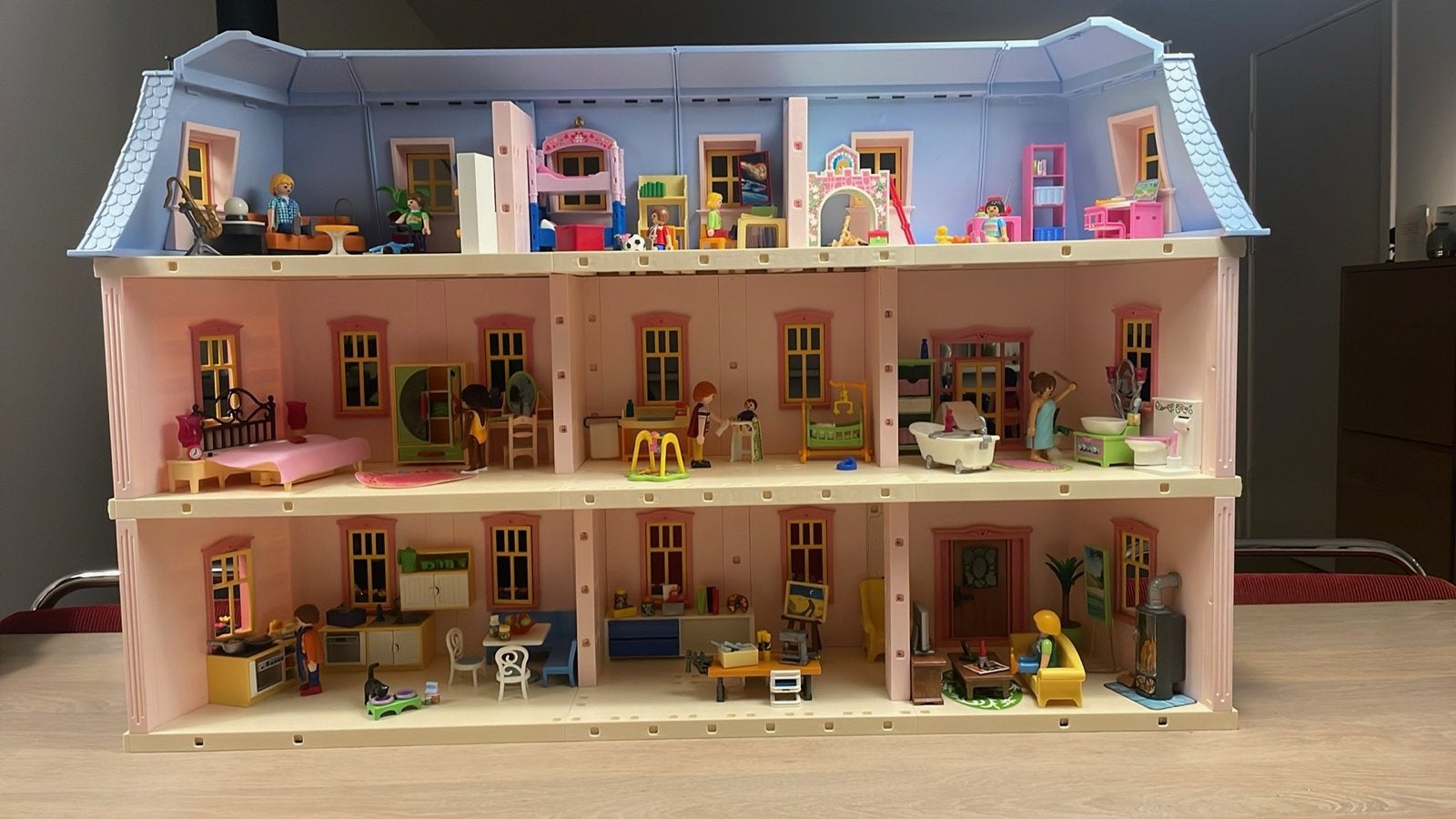 Groot Playmobil Poppenhuis, Ophalen of Verzenden, Zo goed als nieuw, Poppenhuis