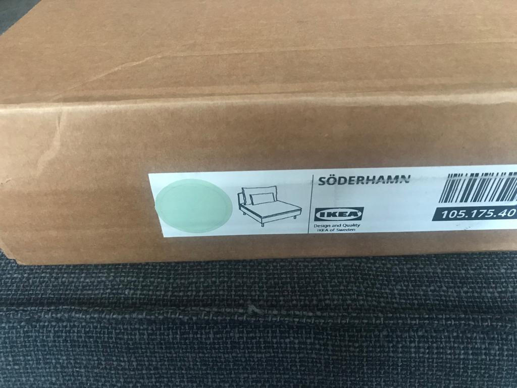 SÖDERHAMN Hoes NIEUW voor 1-zits Tallmyra lichtgroen Ikea, Elegant vrolijk zomers lichtgroen, Overige materialen, Nieuw, 75 tot 100 cm