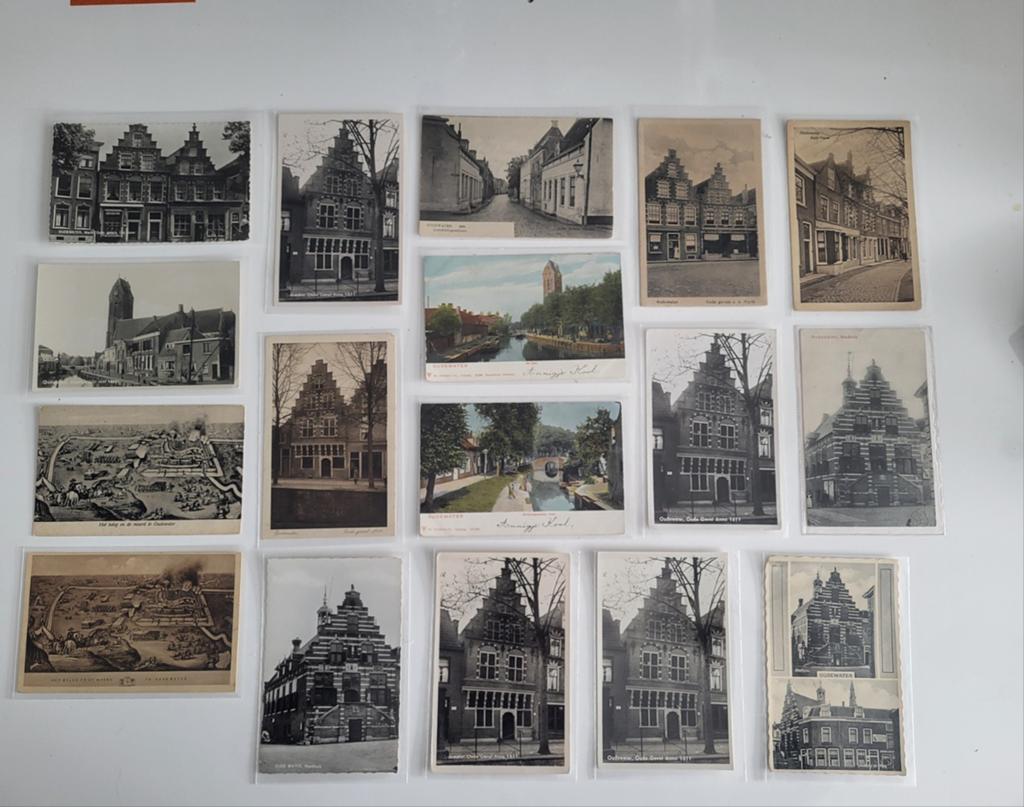 Te koop verzameling vintage ansichtkaarten Oudewater, Verzamelen, Ophalen of Verzenden
