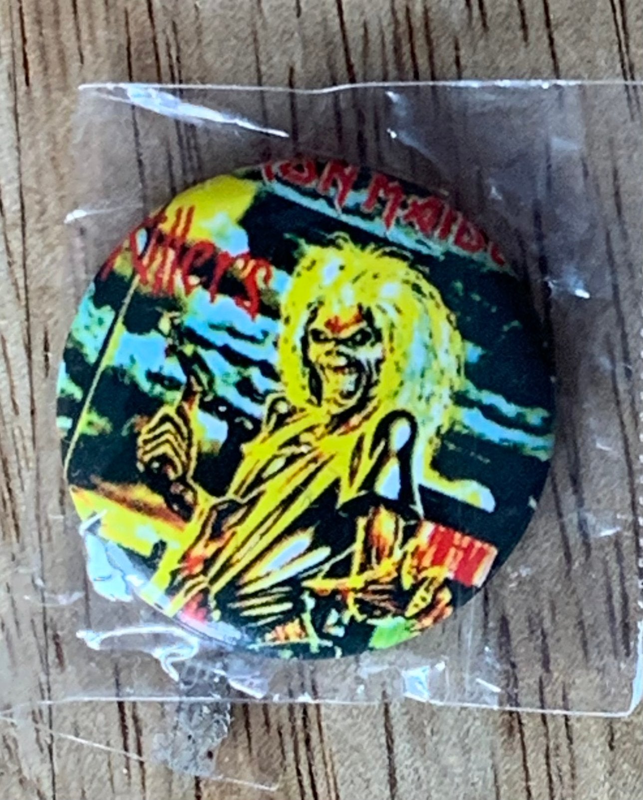 Iron Maiden Button, Ophalen of Verzenden