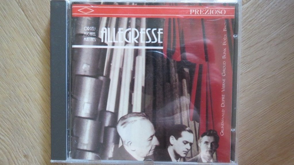 Cd Klais orgel Duisburg-Manloh: Allegresse, Michael Matthes, Ophalen of Verzenden, Classicisme, Zo goed als nieuw, Kamermuziek