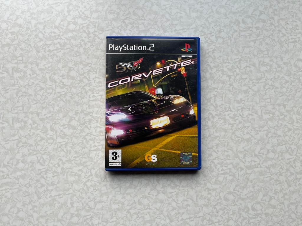 PS2, PlayStation 2 spel, Corvette, Incl. Boekje., 1 speler, Zo goed als nieuw, Vanaf 3 jaar, Ophalen