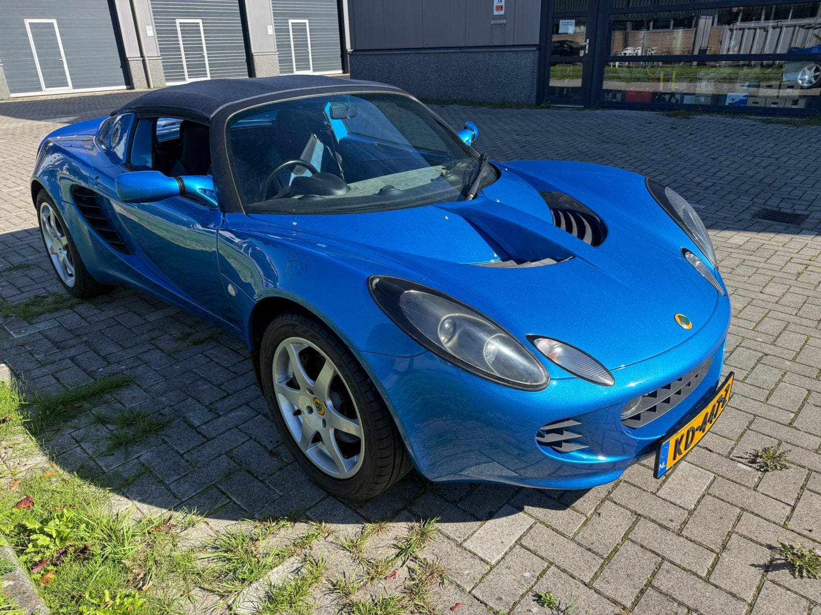 Lotus Elise S2 1.8 2001 107.493Km nieuwe APK bij overname, Auto's, Achterwielaandrijving, Cabriolet, Blauw, 122 pk