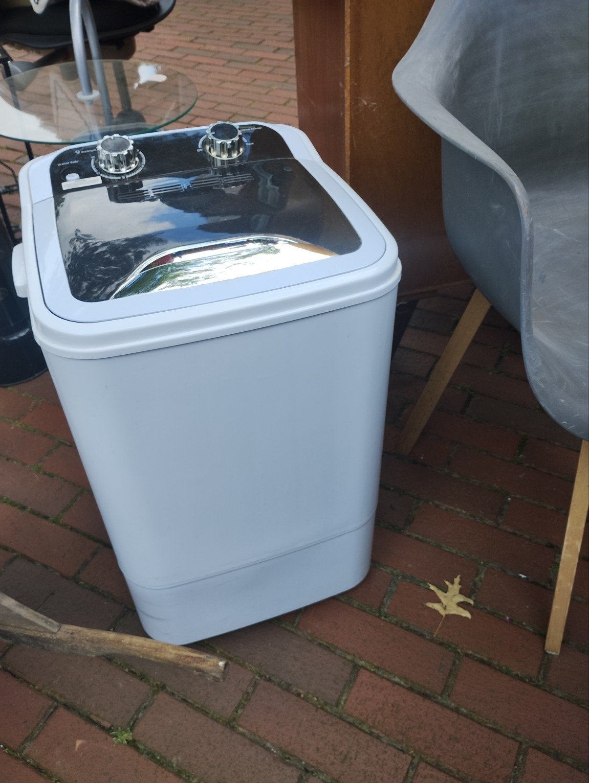 Compacte Mini Wasmachine - Ideaal voor Kleine Ruimtes, Witgoed en Apparatuur, Wasmachines, Zo goed als nieuw, Bovenlader, Minder dan 4 kg