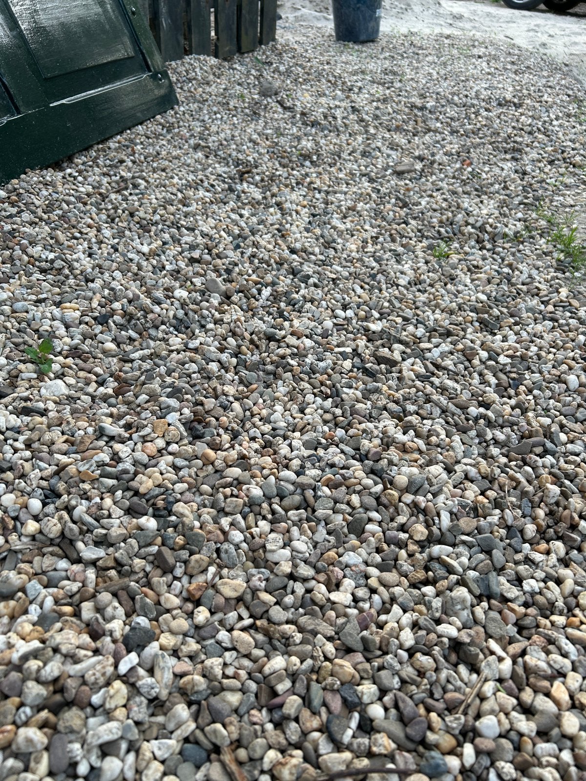 Wit grind 15 m2 - gratis, Tuin en Terras, Grind, Keien en Split, Ophalen, Gebruikt