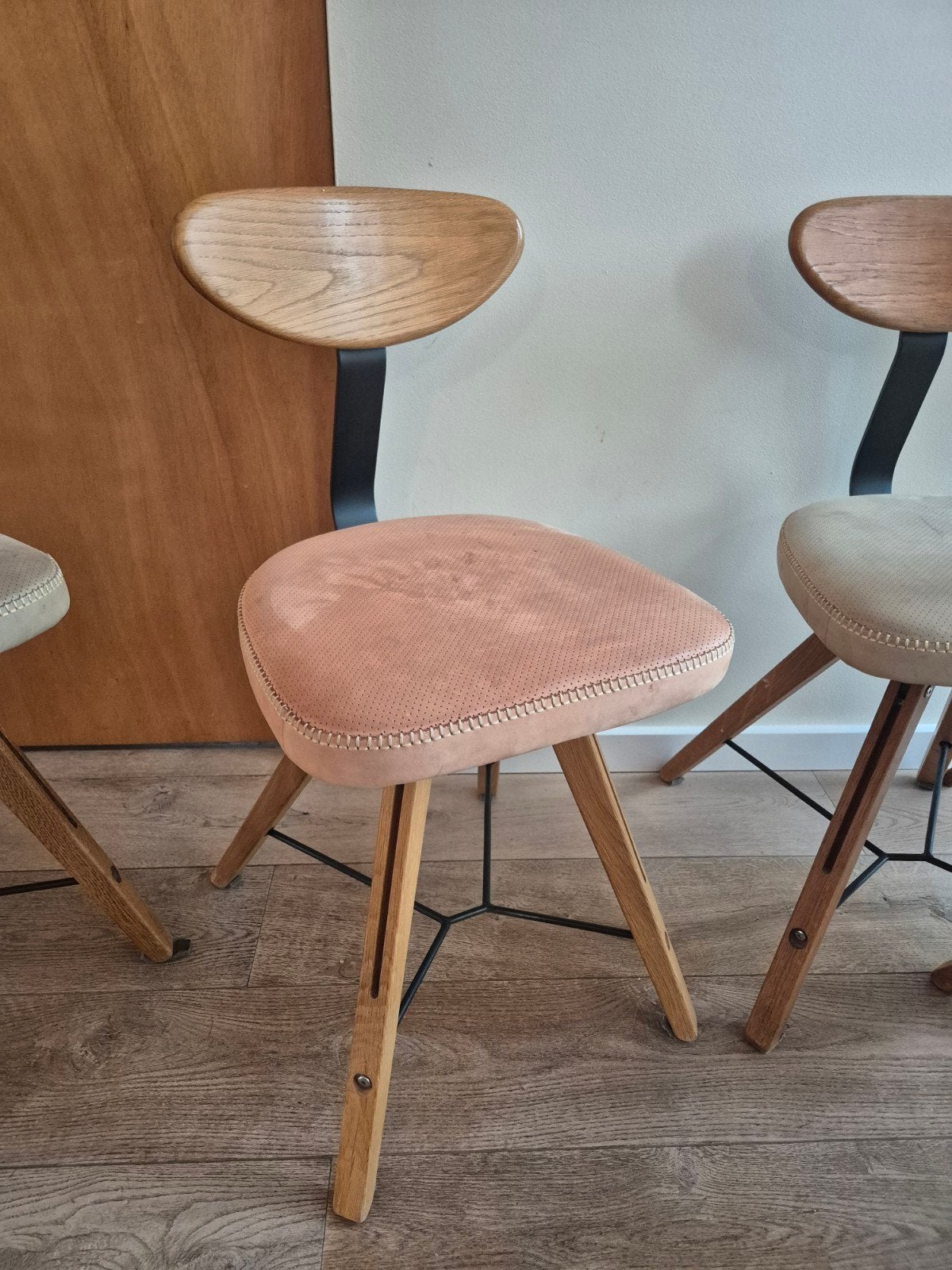 5 Goossens Wonen stoelen - Gebruikt, Huis en Inrichting, Stoelen, Ophalen, Gebruikt, Overige kleuren, Stof