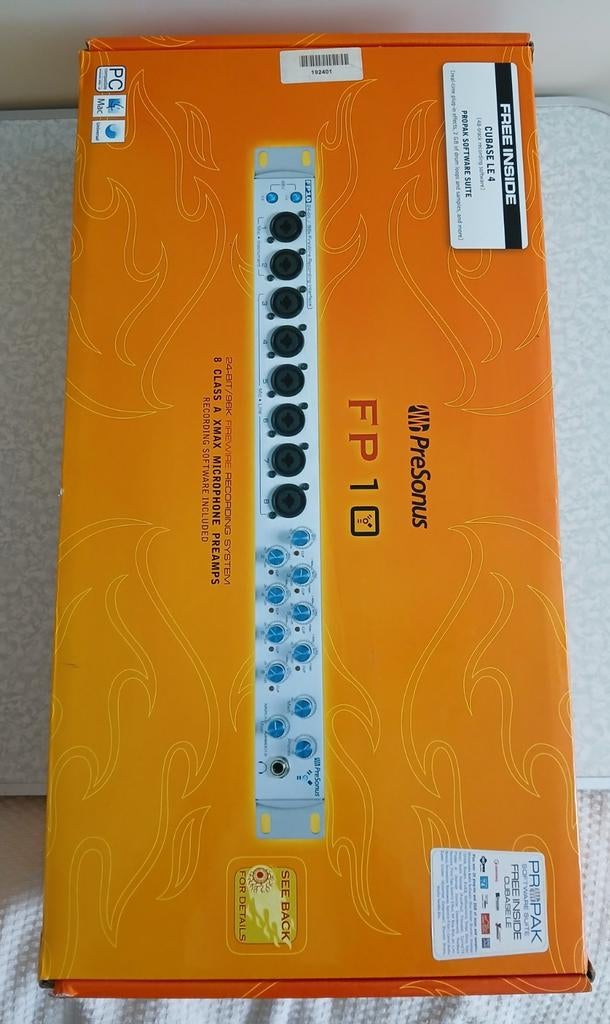 Audio Interface Presonus Firepod FP10 FireWire. Nieuw, Ophalen of Verzenden, Nieuw, Audio