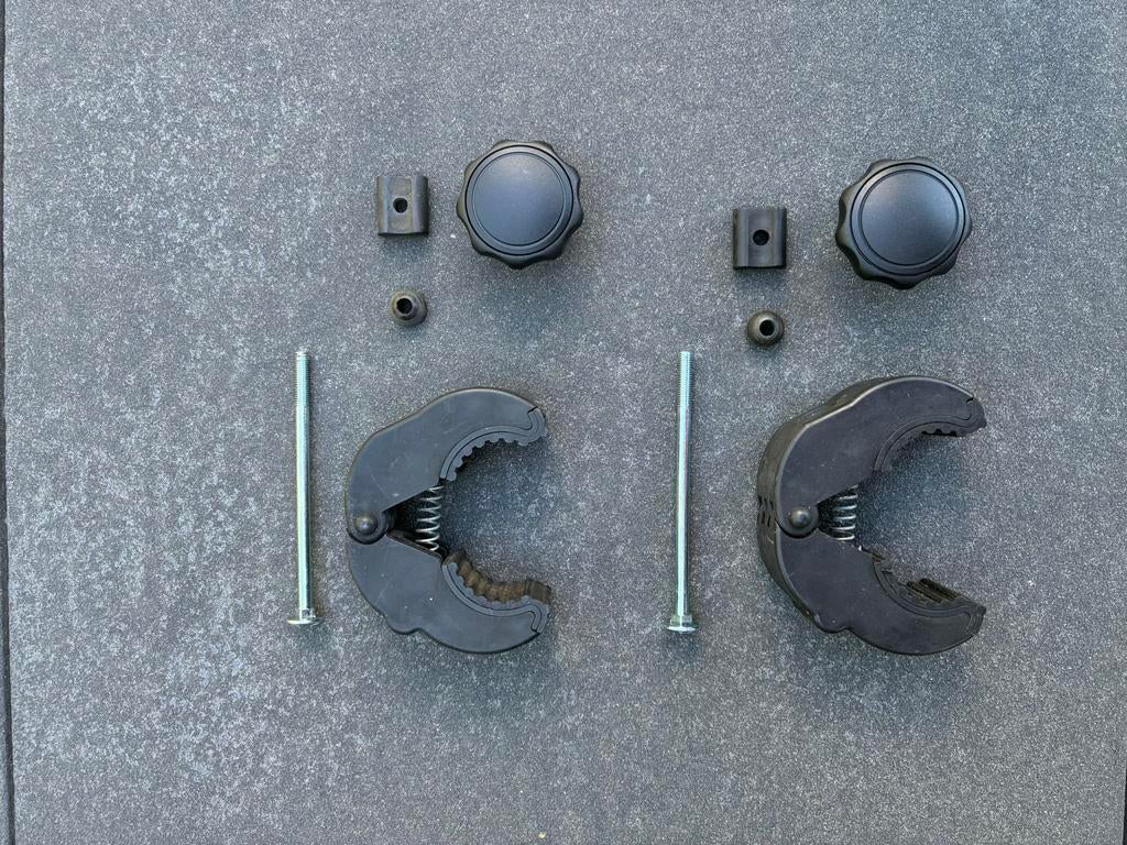 Revisie set zadelbuisklemmen Spinder Hawk fietsdrager., Verzenden, Zo goed als nieuw, Trekhaakdrager
