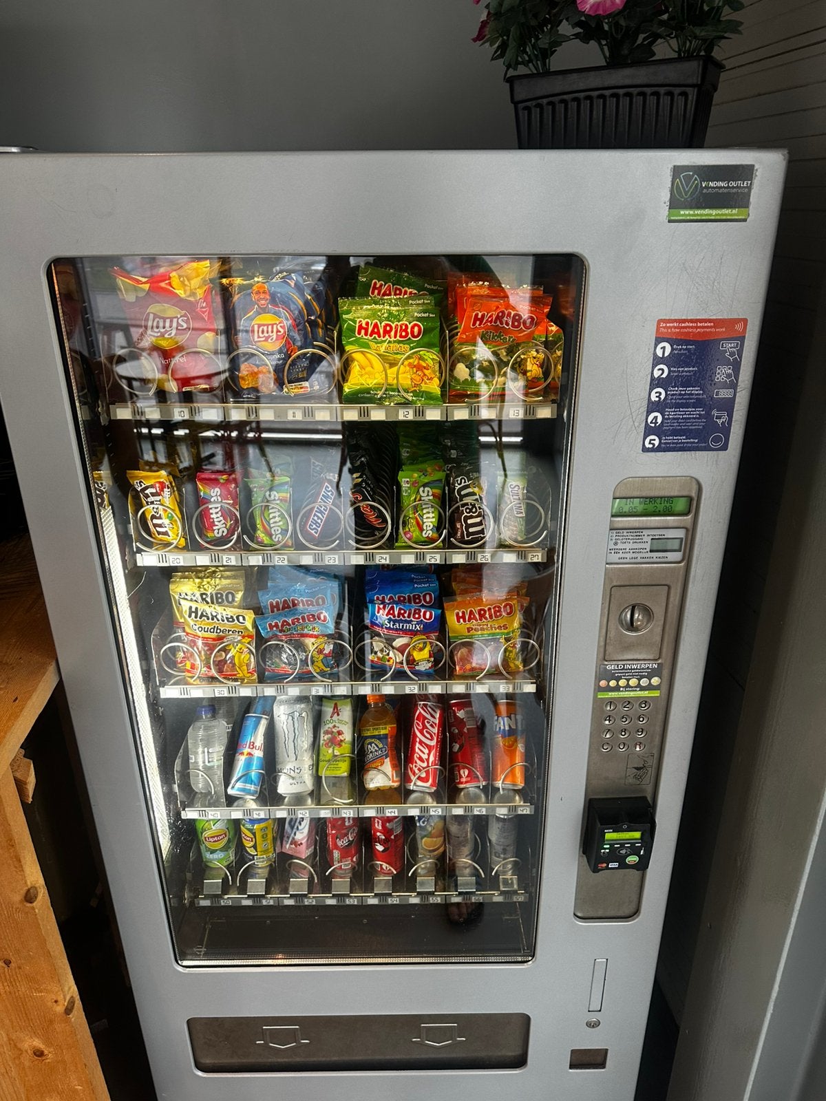 Wurlitzer snoepautomaat, Ophalen, Gebruikt