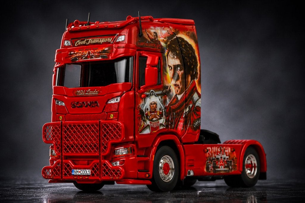 IMC  SCANIA S SERIE  COOL TRANSPORT NIKI LAUDA  NEW, Ophalen of Verzenden, Nieuw, Bus of Vrachtwagen, Overige merken
