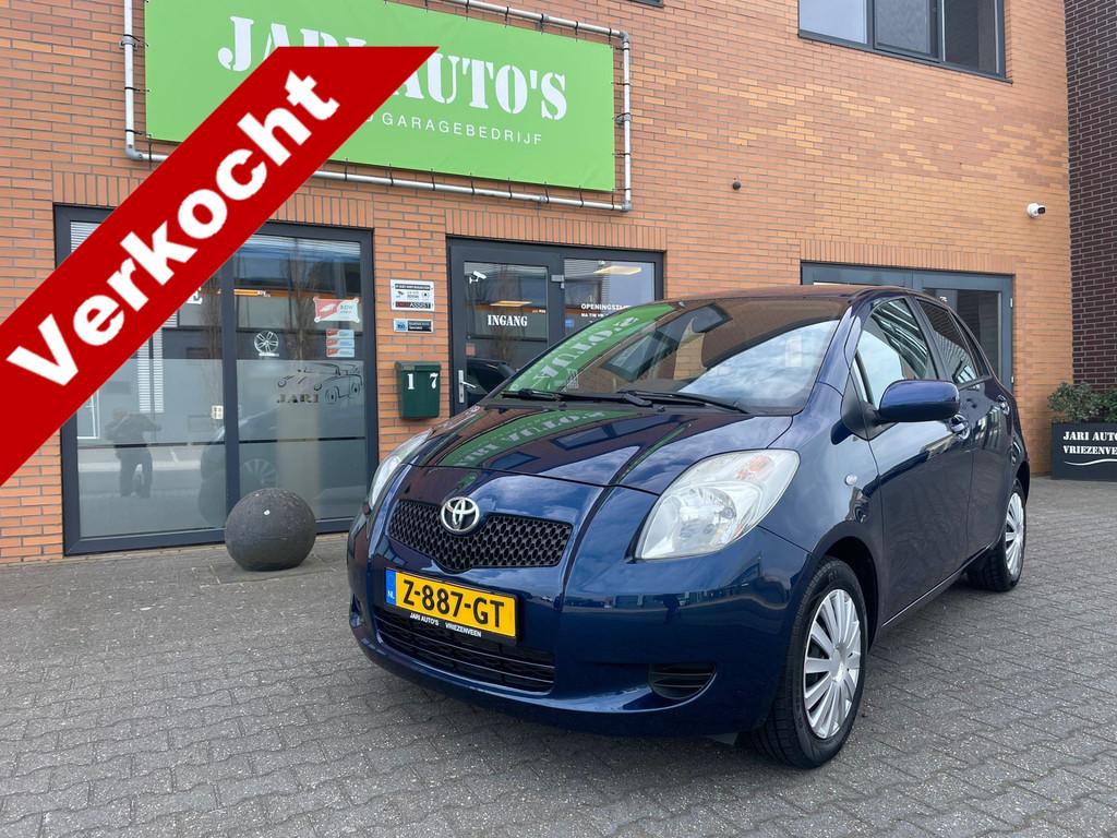 Toyota Yaris 1.3 VVTi Sol MMT Automaat ! 5drs (bj 2007), Auto's, Toyota, Stof, 750 kg, 4 cilinders, Blauw